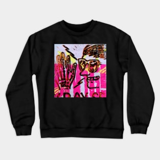 x ray spex pop art design banksy obey giant warhol lichtenstein Crewneck Sweatshirt